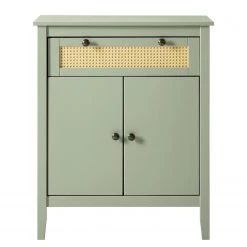 Maison Belfort Commode Belleria III - Pin massif - Vert olive clair -Meubles de salle à manger Soldes Magasin 1000187602 200205 11113700188 DETAILS P000000001000187602