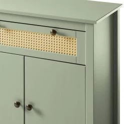 Maison Belfort Commode Belleria III - Pin massif - Vert olive clair -Meubles de salle à manger Soldes Magasin 1000187602 200205 11113700190 DETAILS P000000001000187602