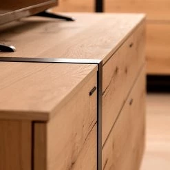 GWINNER Buffet Style - Placage en bois véritable / Métal - Chêne / Anthracite -Meubles de salle à manger Soldes Magasin 1000188721 190926 06085100031 DETAILS P000000001000188721