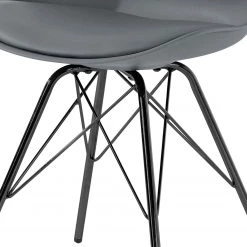 Norrwood Chaises Beatty (lot de 2) - Gris - Noir 11 Norrwood Chaises Beatty (lot de 2) - Gris - Noir -Meubles de salle à manger Soldes Magasin 1000189778 191119 12525200036 DETAILS P000000001000189778