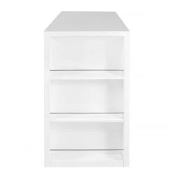 Loftscape Table haute Wincle - Métal - Blanc brillant / Chrome -Meubles de salle à manger Soldes Magasin 1000189809 210813 11051600046 DETAILS P000000001000189809