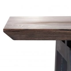 Red Living Table Woodcroft II - Chêne massif / Métal - Chêne / Noir vielli - Largeur : 200 cm -Meubles de salle à manger Soldes Magasin 1000191055 190930 12251200070 DETAILS P000000001000191055