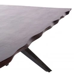 Red Living Table Wallu - Manguier massif / Métal - Manguier / Noir vieilli -Meubles de salle à manger Soldes Magasin 1000191059 190930 12251200091 DETAILS P000000001000191059