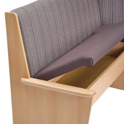 Schösswender Salle à manger Imola II (4 éléments) - Tissu / Partiellement en hêtre massif - Marron / Hêtre -Meubles de salle à manger Soldes Magasin 1000191450 191120 16131100297 DETAILS P000000001000191450