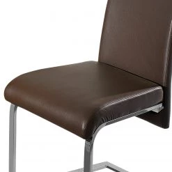 Schösswender Salle à manger complète Falco (4 élém.) - Imitation cuir / Métal - Chrome / Imitation chêne -Meubles de salle à manger Soldes Magasin 1000191482 191120 16132200407 DETAILS P000000001000191482