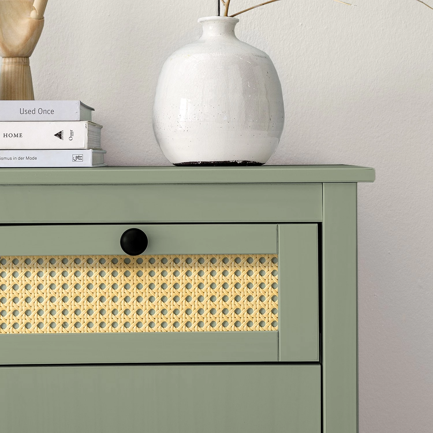 Maison Belfort Buffet Belleria - Pin massif - Vert olive clair 8 Maison Belfort Buffet Belleria - Pin massif - Vert olive clair – Image 8