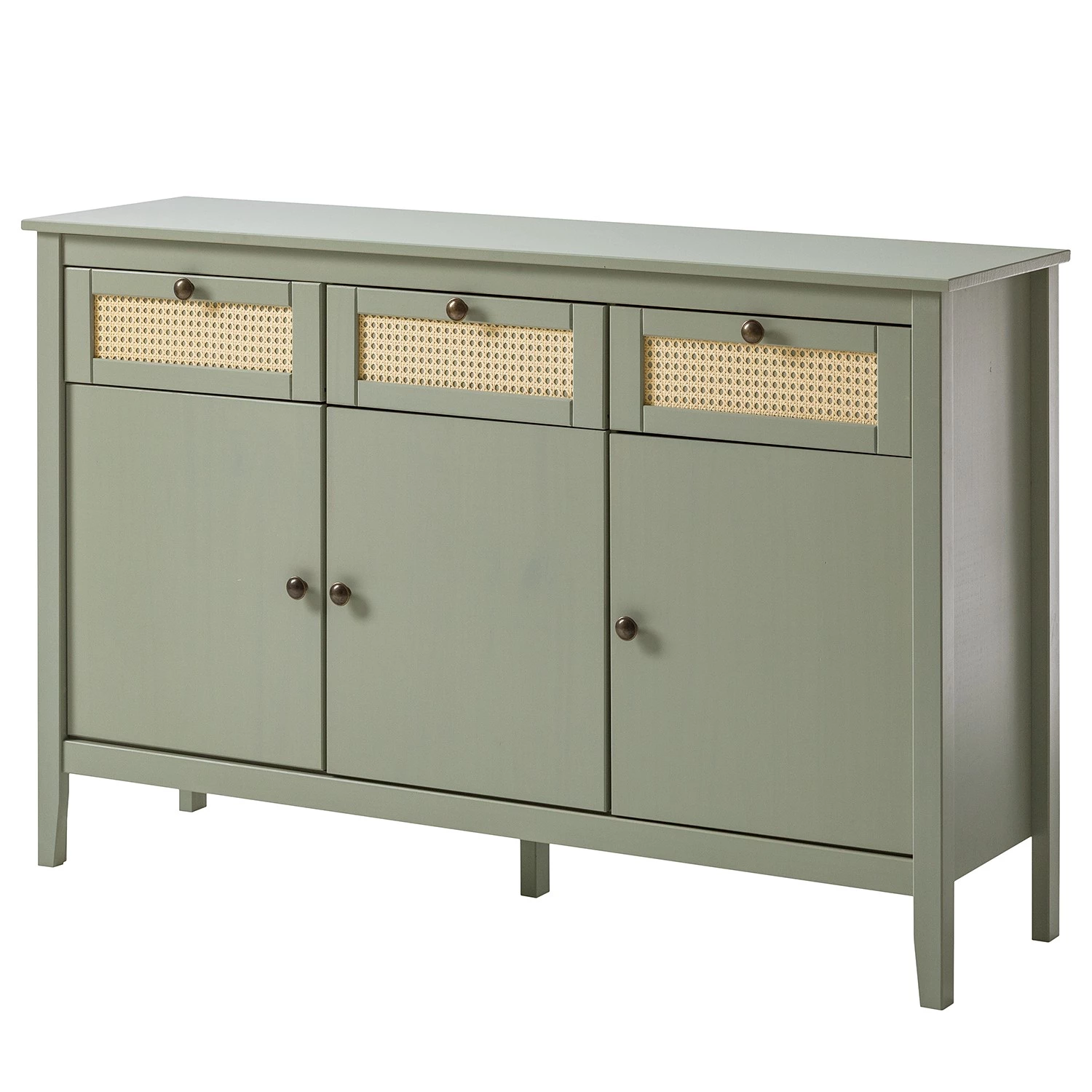 Maison Belfort Buffet Belleria - Pin massif - Vert olive clair 1 Maison Belfort Buffet Belleria - Pin massif - Vert olive clair