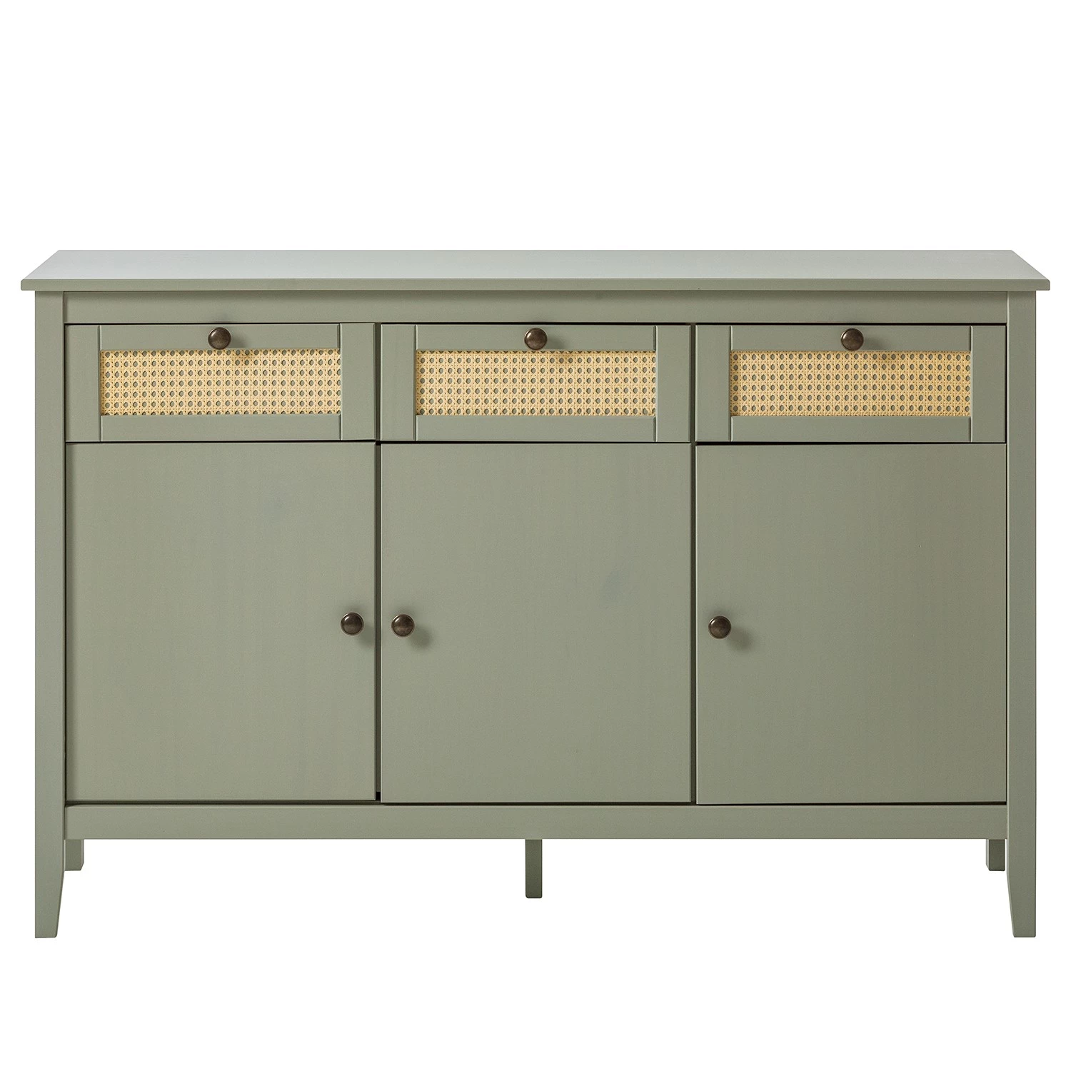 Maison Belfort Buffet Belleria - Pin massif - Vert olive clair 3 Maison Belfort Buffet Belleria - Pin massif - Vert olive clair – Image 3
