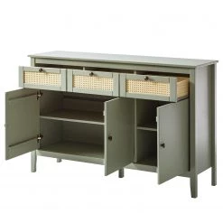 Maison Belfort Buffet Belleria - Pin massif - Vert olive clair 19 Maison Belfort Buffet Belleria - Pin massif - Vert olive clair -Meubles de salle à manger Soldes Magasin 1000193120 200930 16091200004 DETAILS P000000001000193120