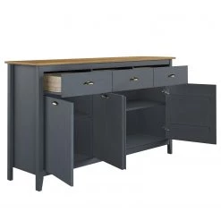 Maison Belfort Buffet Rivery - Pin massif - Anthracite 18 Maison Belfort Buffet Rivery - Pin massif - Anthracite -Meubles de salle à manger Soldes Magasin 1000193132 191205 16515700149 DETAILS P000000001000193132