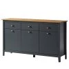 Maison Belfort Buffet Rivery - Pin massif - Anthracite