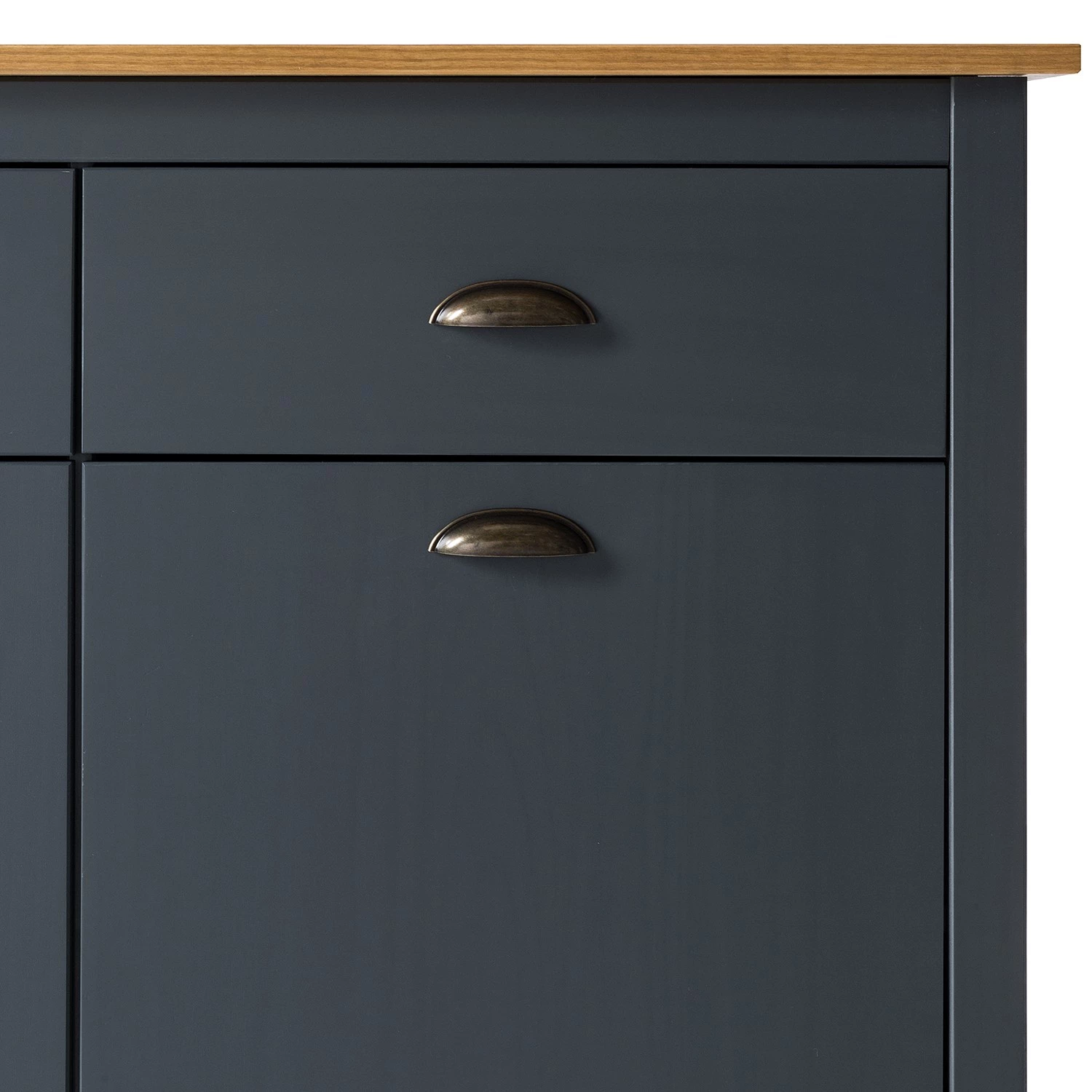 Maison Belfort Buffet Rivery - Pin massif - Anthracite 14 Maison Belfort Buffet Rivery - Pin massif - Anthracite – Image 14