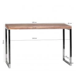 Naturoo Console Tolono - Acacia massif / Acier inoxydable - Acacia / Chrome -Meubles de salle à manger Soldes Magasin 1000194217 200108 10050600094 SKETCH DETAILS P000000001000194217 sketch