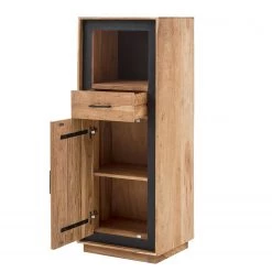 Ars Natura Buffet Weldon - Acacia massif / Placage en pierre / Acacia / Noir -Meubles de salle à manger Soldes Magasin 1000196166 200114 13263800005 DETAILS P000000001000196166