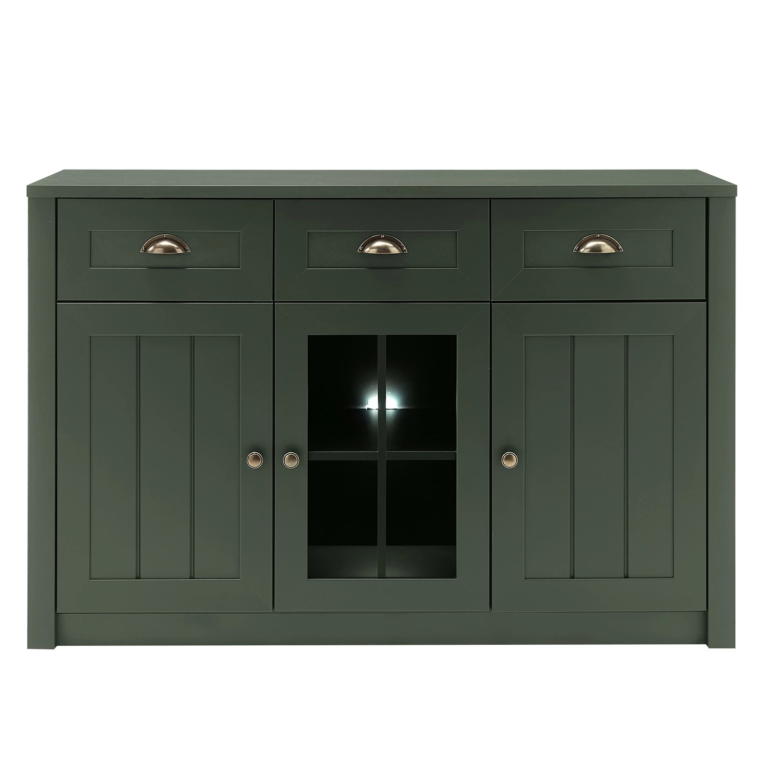 Ridgevalley Buffet Beauville II - Vert mousse / Doré 6 Ridgevalley Buffet Beauville II - Vert mousse / Doré – Image 6