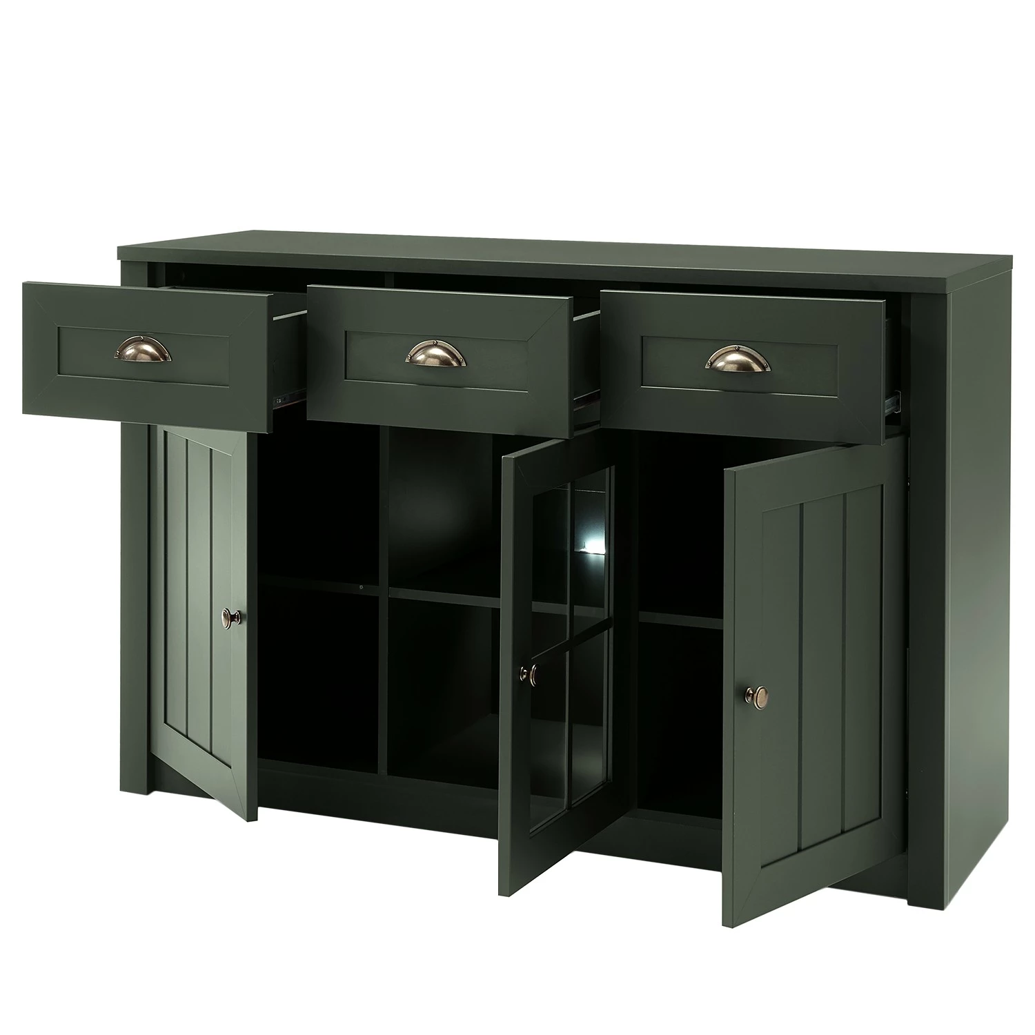 Ridgevalley Buffet Beauville II - Vert mousse / Doré 7 Ridgevalley Buffet Beauville II - Vert mousse / Doré – Image 7