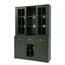 Ridgevalley Vaisselier Beauville II - Vert mousse / Doré