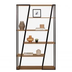 Temahome Étagère Albi - Noyer / Noir -Meubles de salle à manger Soldes Magasin 1000198883 191209 09464600208 DETAILS P000000001000198883
