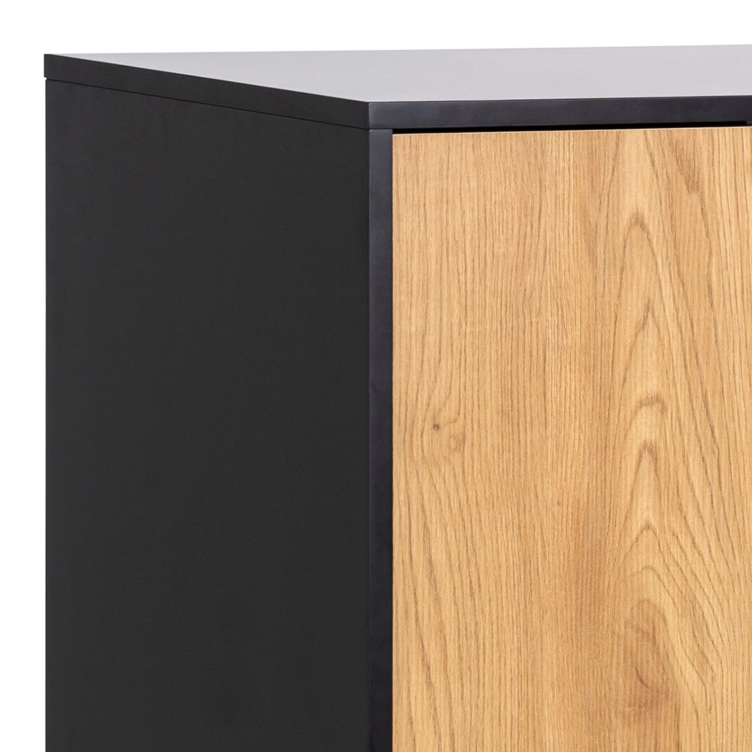 Red Living Buffet haut Coogee II - Imitation chêne sauvage / Noir 7 Red Living Buffet haut Coogee II - Imitation chêne sauvage / Noir – Image 7