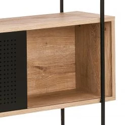 Norrwood Étagère Alsace - Imitation chêne sauvage / Noir -Meubles de salle à manger Soldes Magasin 1000200167 200205 06092500144 DETAILS P000000001000200167