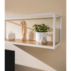 Fredriks Étagère murale Meon - Imitation chêne -Meubles de salle à manger Soldes Magasin 1000201076 201030 11202300005 DETAILS P000000001000201076