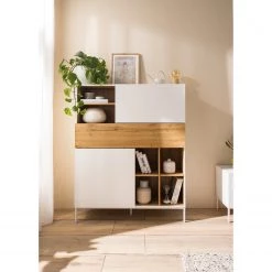 Fredriks Buffet haut Meon - Blanc 37 Fredriks Buffet haut Meon - Blanc -Meubles de salle à manger Soldes Magasin 1000201079 201030 11202600011 DETAILS P000000001000201079