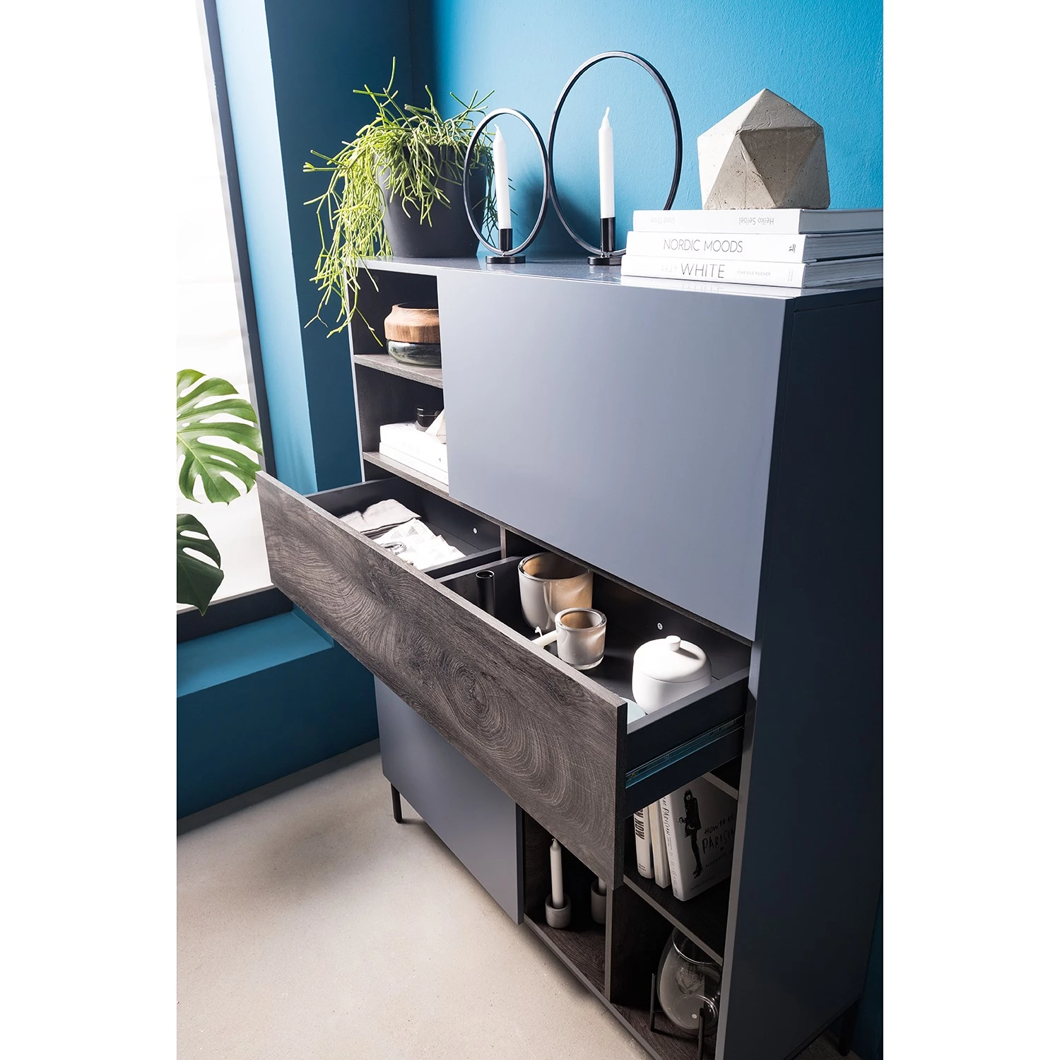 Fredriks Buffet haut Meon - Gris 9 Fredriks Buffet haut Meon - Gris – Image 9