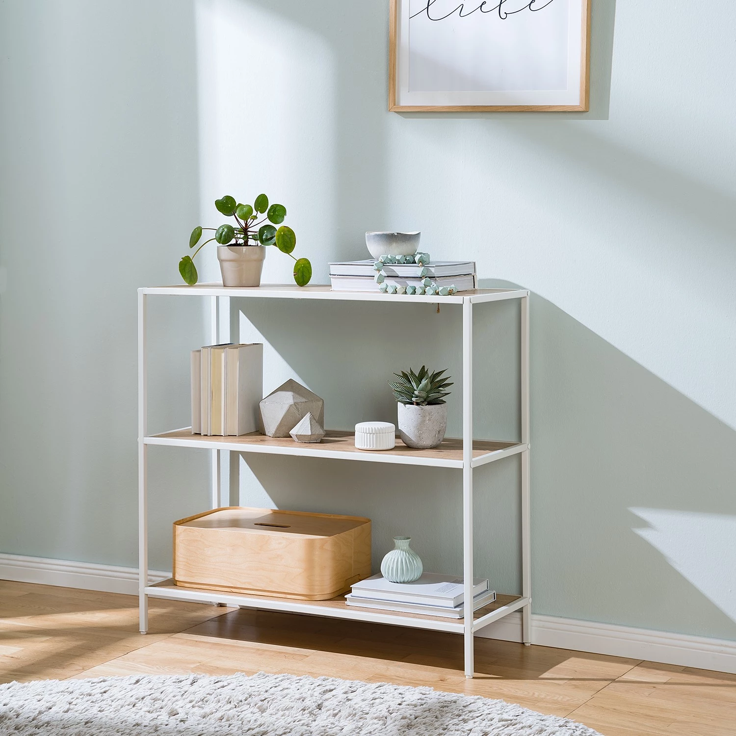 Fredriks Étagère Meon I - Imitation chêne 2 Fredriks Étagère Meon I - Imitation chêne – Image 2