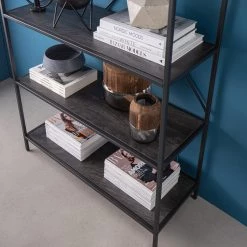 Fredriks Étagère Meon II - Chêne gris -Meubles de salle à manger Soldes Magasin 1000201090 201124 11584500001 MOOD DETAILS P000000001000201090 mood