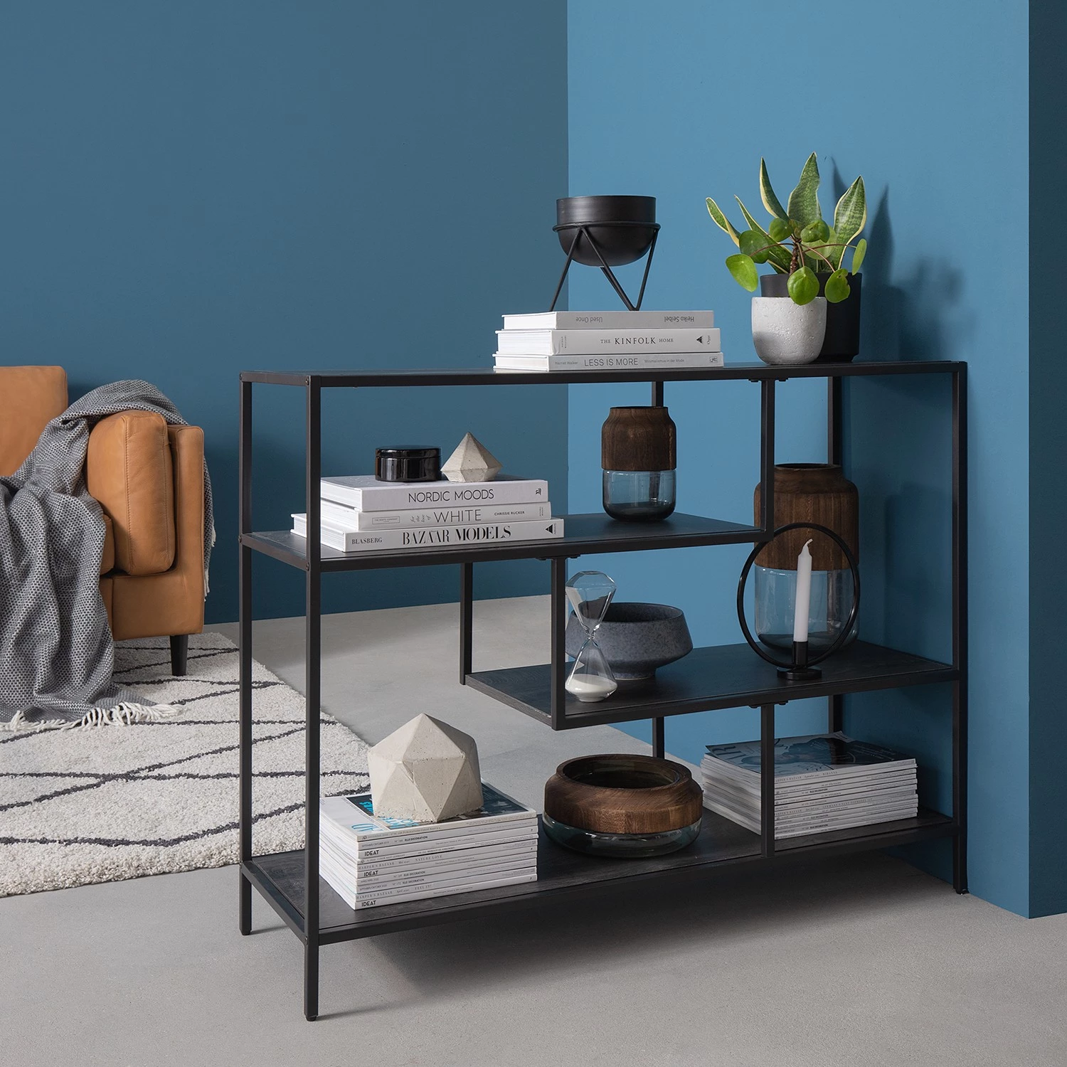 Fredriks Étagère Meon V - Chêne gris 4 Fredriks Étagère Meon V - Chêne gris – Image 4