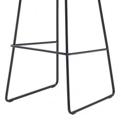 Fredriks Chaise de bar Hesket (lot de 2) - Chenille / Acier - Noir mat - Anthracite -Meubles de salle à manger Soldes Magasin 1000201144 200317 18342600020 DETAILS P000000001000201144