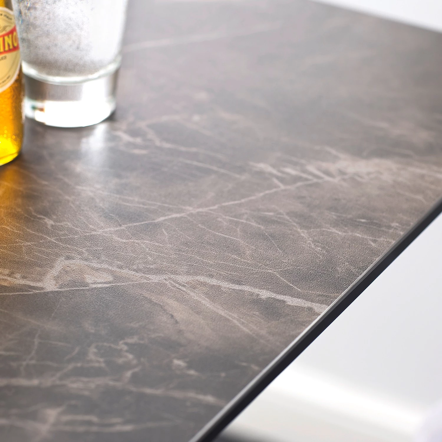 Fredriks Table haute Zilker III - Verre sécurité / Acier inoxydable - Acier inoxydable - Mocca 3 Fredriks Table haute Zilker III - Verre sécurité / Acier inoxydable - Acier inoxydable - Mocca – Image 3