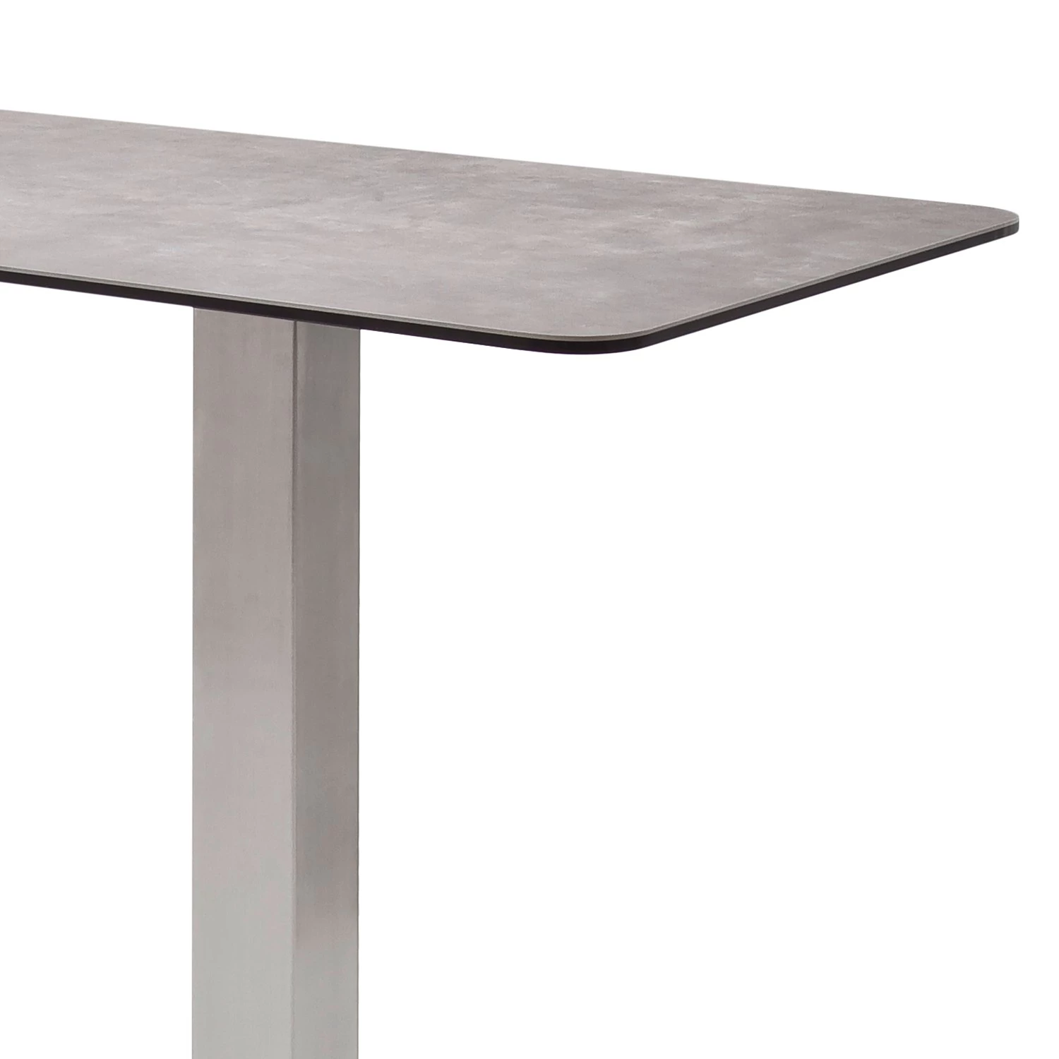 Fredriks Table haute Zilker III - Verre sécurité / Acier inoxydable - Acier inoxydable - Mocca 4 Fredriks Table haute Zilker III - Verre sécurité / Acier inoxydable - Acier inoxydable - Mocca – Image 4