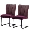 Fredriks Chaises Arleta (lot de 2) - Bordeaux