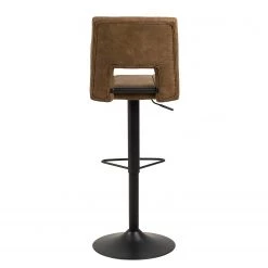 Roomscape Chaises de bar Selina (lot de 2) - Microfibre / Métal - Marron vintage / Noir mat 13 Roomscape Chaises de bar Selina (lot de 2) - Microfibre / Métal - Marron vintage / Noir mat -Meubles de salle à manger Soldes Magasin 1000202037 200212 11145500032 DETAILS P000000001000202037