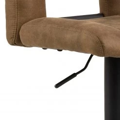 Roomscape Chaises de bar Selina (lot de 2) - Microfibre / Métal - Marron vintage / Noir mat 15 Roomscape Chaises de bar Selina (lot de 2) - Microfibre / Métal - Marron vintage / Noir mat -Meubles de salle à manger Soldes Magasin 1000202037 200212 11145500034 DETAILS P000000001000202037