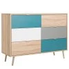Norrwood Commode Bibury I - Multicolore / Imitation chêne Sonoma