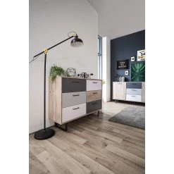 Norrwood Commode Brookton II - Multicolore / Imitation chêne -Meubles de salle à manger Soldes Magasin 1000202440 200124 09541700091 MOOD DETAILS P000000001000202440 mood