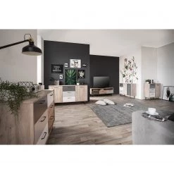 Norrwood Commode Brookton II - Multicolore / Imitation chêne -Meubles de salle à manger Soldes Magasin 1000202440 200124 09541700094 MOOD DETAILS P000000001000202440 mood