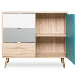 Norrwood Commode Bibury II - Multicolore / Imitation chêne Sonoma -Meubles de salle à manger Soldes Magasin 1000202458 200124 09542400132 DETAILS P000000001000202458