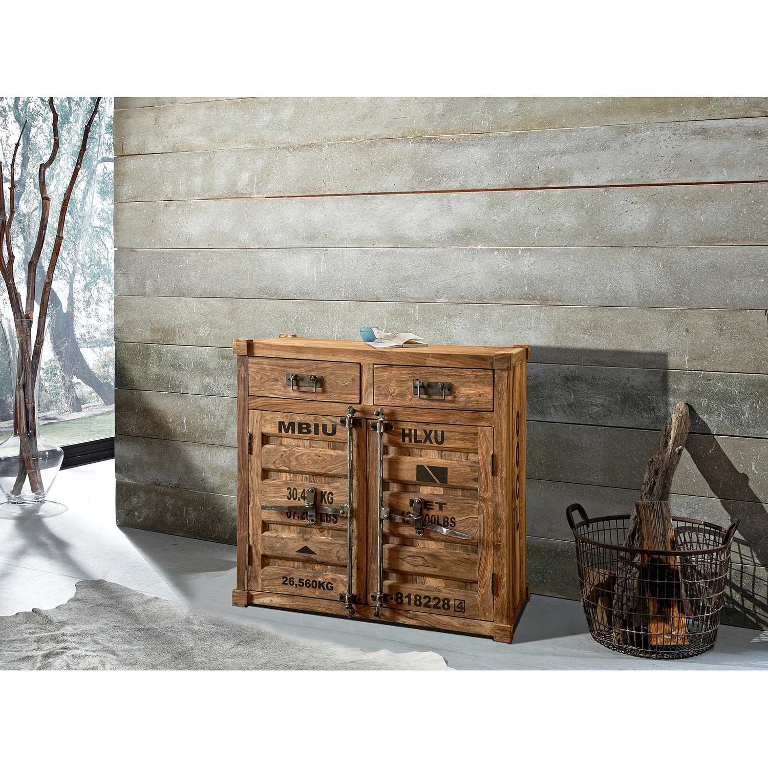 Wolf-Möbel Buffet Container II - Sheesham 2 Wolf-Möbel Buffet Container II - Sheesham – Image 2