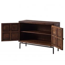 Wolf-Möbel Buffet Carving - Acacia massif / Métal - Acacia / Noir 25 Wolf-Möbel Buffet Carving - Acacia massif / Métal - Acacia / Noir -Meubles de salle à manger Soldes Magasin 1000202474 201008 14583000002 DETAILS P000000001000202474