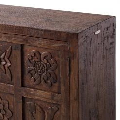 Wolf-Möbel Buffet Carving - Acacia massif / Métal - Acacia / Noir 32 Wolf-Möbel Buffet Carving - Acacia massif / Métal - Acacia / Noir -Meubles de salle à manger Soldes Magasin 1000202474 201008 14583000009 DETAILS P000000001000202474