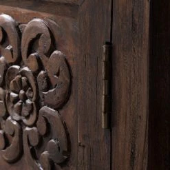 Wolf-Möbel Buffet Carving - Acacia massif / Métal - Acacia / Noir 41 Wolf-Möbel Buffet Carving - Acacia massif / Métal - Acacia / Noir -Meubles de salle à manger Soldes Magasin 1000202474 210127 06221200034 DETAILS P000000001000202474