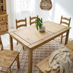 Maison Belfort Salle à manger Finca Rustica I (4 él.) - Pin massif - Epicéa naturel -Meubles de salle à manger Soldes Magasin 1000205018 200529 06235600041 DETAILS P000000001000205018