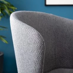 Mørteens Chaises à accoudoirs Tulia - Tissu / Acier - Gris foncé / Noir -Meubles de salle à manger Soldes Magasin 1000205089 201130 09444900003 DETAILS P000000001000205089