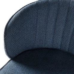 Mørteens Chaise de bar Cantil - Tissu / Acier - Noir - Bleu foncé -Meubles de salle à manger Soldes Magasin 1000205102 210119 13042800028 DETAILS P000000001000205102