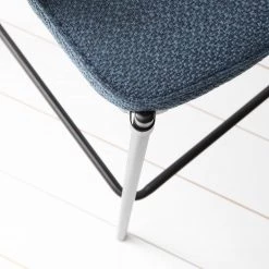 Mørteens Chaise de bar Cantil - Tissu / Acier - Noir - Bleu foncé -Meubles de salle à manger Soldes Magasin 1000205102 210311 07561600010 DETAILS P000000001000205102