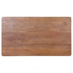 Ars manufacti Table Silian - Métal - Doré - Manguier - 160 x 90 cm -Meubles de salle à manger Soldes Magasin 1000205498 200306 15460400034 DETAILS P000000001000205498