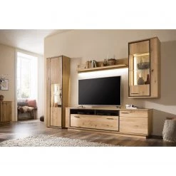 Naturoo Vitrine Doora - Partiellement en chêne à nœuds massif - Chêne à nœuds Bianco / Graphite -Meubles de salle à manger Soldes Magasin 1000207350 200317 14283300041 MOOD DETAILS P000000001000207350 mood